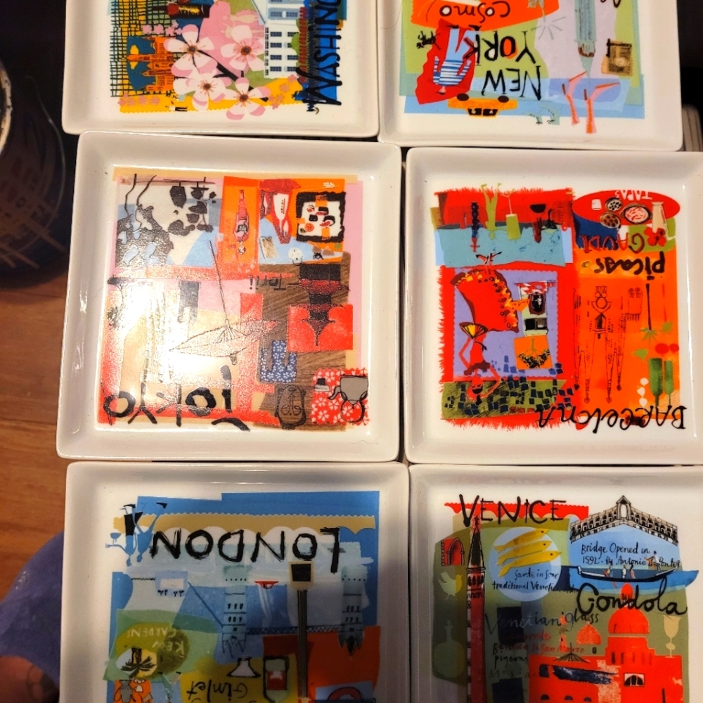 8 square plates